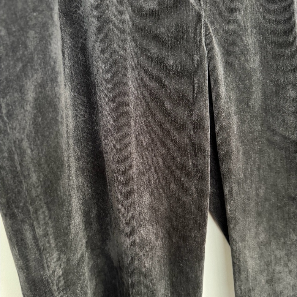 Coldwater Creek dark gray/ black Chenille Pantssize 10 - Picture 5 of 10